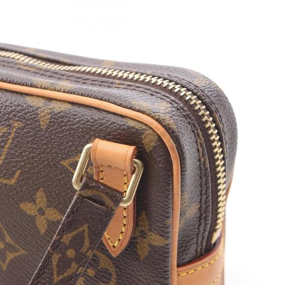 LOUIS VUITTON Brown Monogram Leather Shoulder Bag - Picture 6 of 8